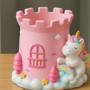 unicorn kalemlik silikon kalıp 8 cm