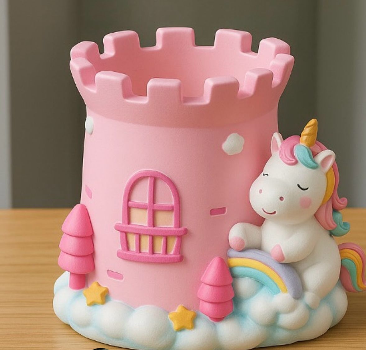 unicorn kalemlik silikon kalıp 8 cm