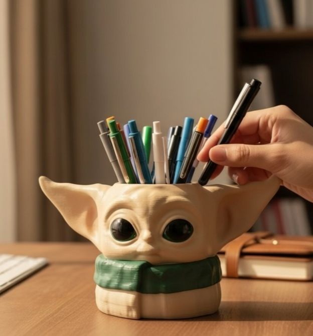 yoda kalemlik silikon kalıp no4