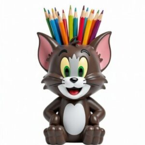 kedi kalemlik silikon kalıp tom  13 cm