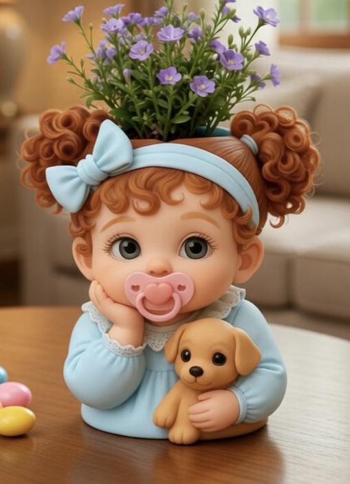 şirin kalemlik silikon kalıp 12 cm 1 adet - Görsel 4