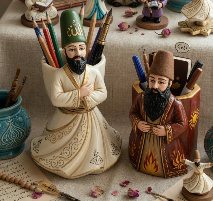 mesnevi kalemlik silikon kalıp 13 cm 1 adet