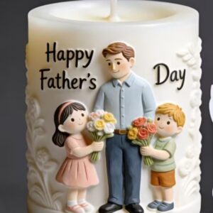 babalar günü mum silikon kalıp no3