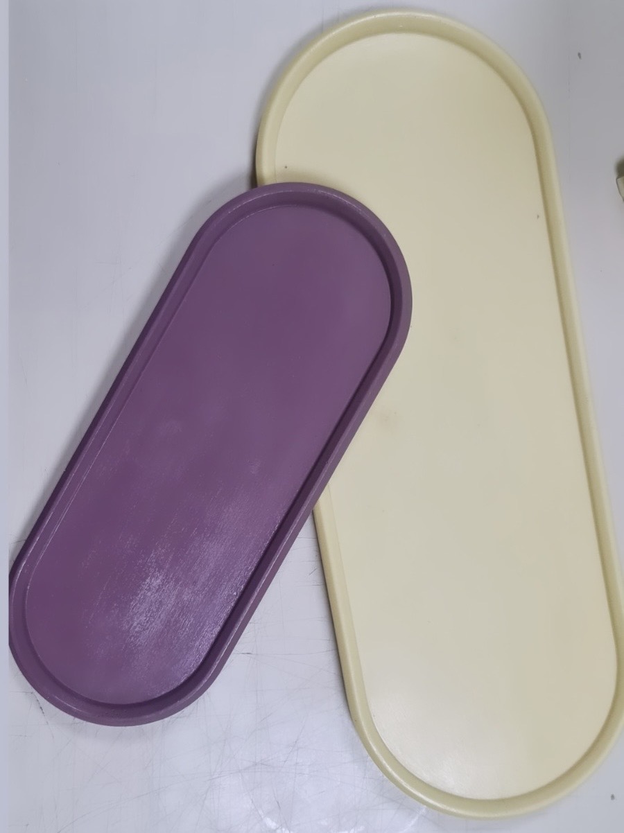 Büyük uzun tabak 32 cm silikon kalıp