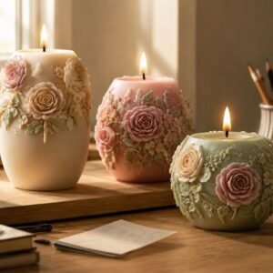 mum 3 lü set silikon kalıp özel no1