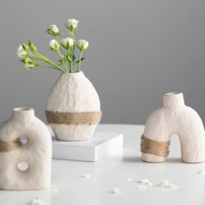 nordik vazo 3lü 12 cm silikon kalıp no55
