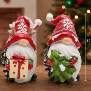 yılbaşı cüceler silikon kalıp 2li  12 cm