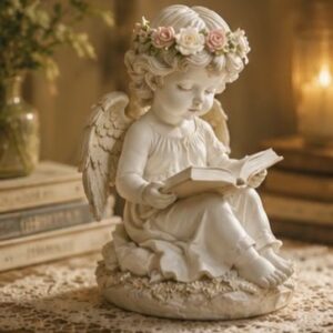 melek dekoratif biblo 25 cm silikon kalıp