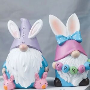gnome cüce paskalya 2 li silikon kalıp 12 cm