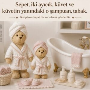 ayıcık banyo seti silikon kalıp no99