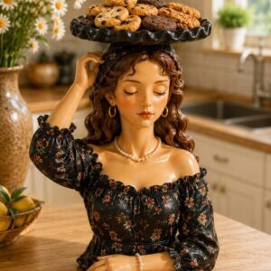 tepsili kız 24 cm silikon kalıp no34