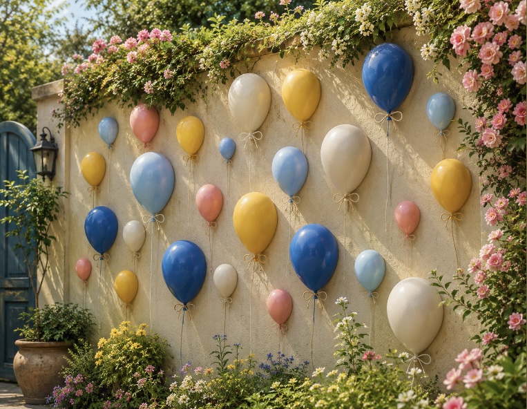 Balon Duvar Süsü ve Bahçe Süsü Silikon Kalıbı - Görsel 2