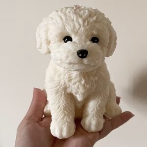 Bichon Frise Köpek Mum Kalıbı