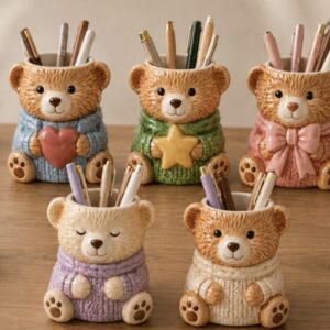 teddy bear kalemlik silikon kalıp 9 cm-1-adet