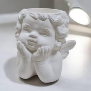 melek saksı silikon kalıp 12 cm