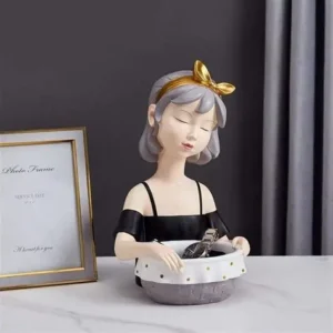 Sepetli kız 35 cm silikon kalıp no2