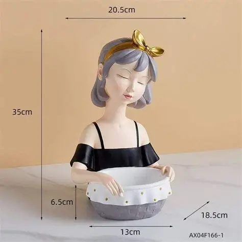 Sepetli kız 35 cm silikon kalıp no2 - Görsel 3