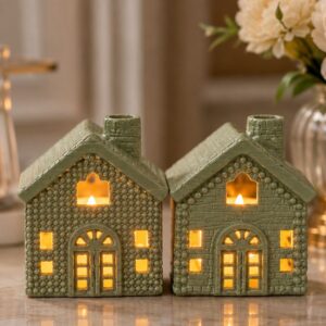 ev mumluk 2li tealight silikon kalıp