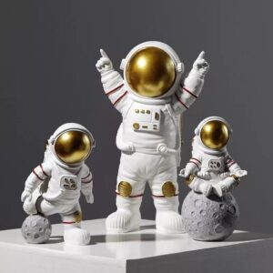 astronot 3lü silikon kalıp 10 x8x7cm