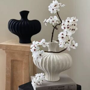 dalgalı desen vazo silikon kalıp no99