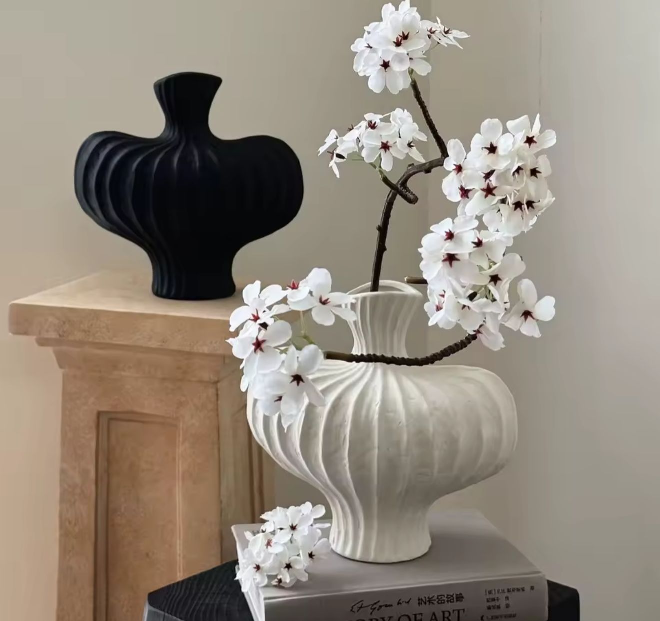 dalgalı desen vazo silikon kalıp no99