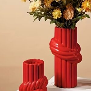 düğüm vazo silikon kalıp 22cm 16 cm