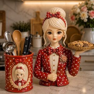 tepsili kız ve kaşıklık silikon kalıp 20 cm 13 cm