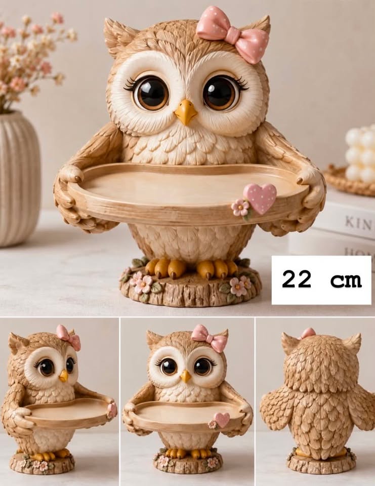 tepsili baykuş silikon kalıp 22 cm