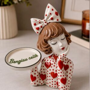 tepsili kız 20 cm silikon kalıp kabartma desen