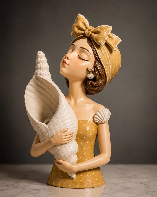 okyanus kız silikon kalıp 20 cm