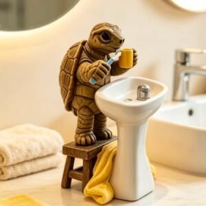 kaplumbağa banyo dekor silikon kalıp 13 cm