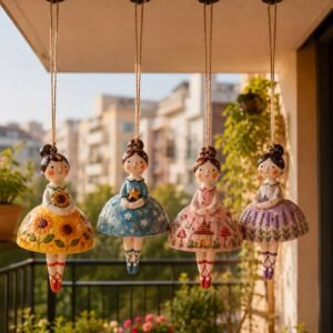 balkon süsü balerin silikon kalıp 12 cm