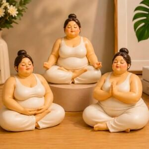 yogacı kızlar 15 cm 3lü set silikon kalıp no99.
