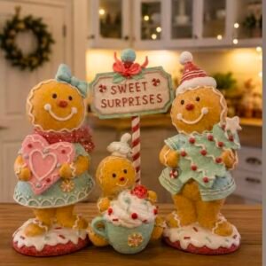 kurabiye bebek set 15 cm 3lü aile silikon kalıp