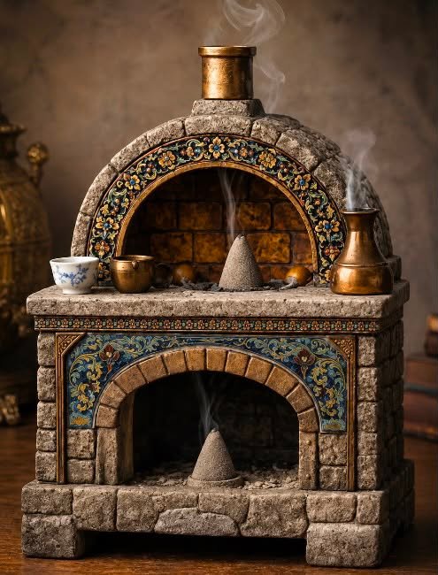 osmanlı ocagı silikon kalıp 15 x8 cm