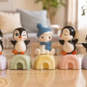 Penguen set 5.5 cm silikon kalıp