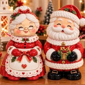 noel baba mumluk kapaklı kutu silikon kalıp 16 cm