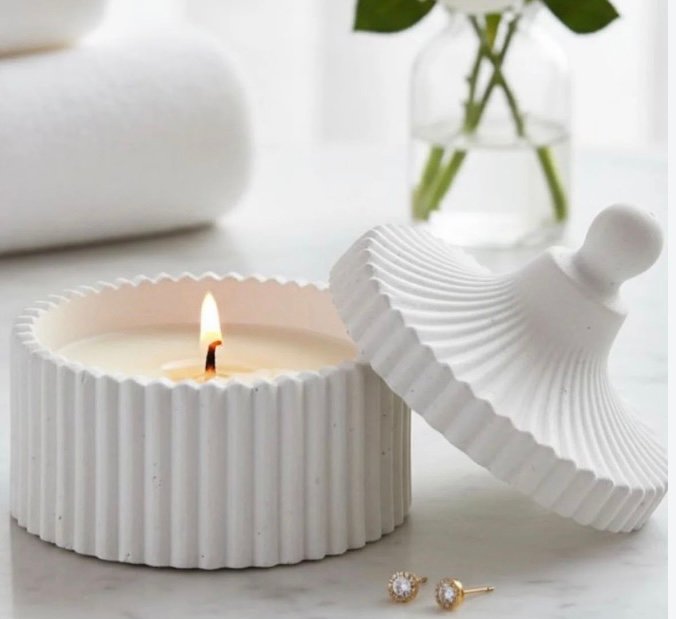 kapaklı kutu 9 cm silikon kalıp