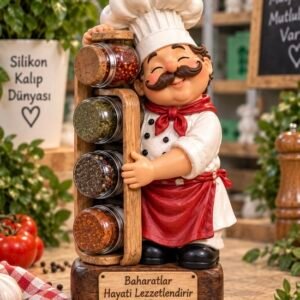 ahçı baharatlık silikon kalıp 25 cm