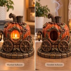 balkabağı mumluk tütsülük silikon kalıp