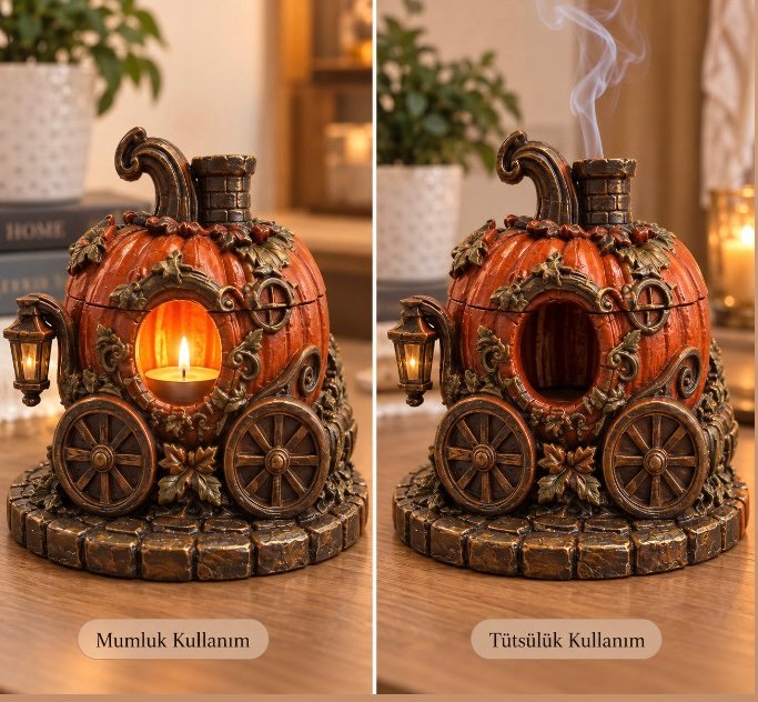 balkabağı mumluk tütsülük silikon kalıp