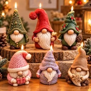 cüce 6 lı set silikon kalıp 6 cm